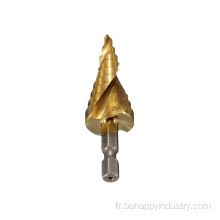 HSS HESS HEX SPIRAL FLUTE STEP BIT